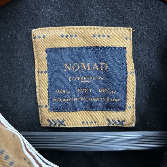 Nomad by Craft+Flow Tobacco Aztec Geo Twill Shirt Jacket Men’s Size L - Picture 2 of 6